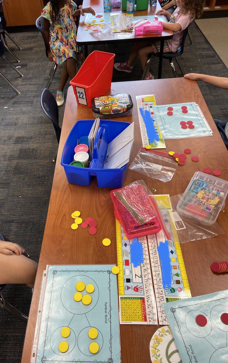 jori_meldrum's tweet photo. Used number bonds this week in kindergarten to practice different ways to make the numbers 1-5. #LXE @JobeMathLP https://t.co/lWTBCDtSST