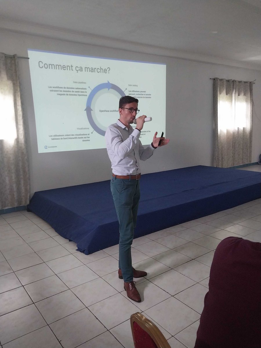 blsqhub's tweet photo. Happy weekend everyone !
Our #Bluesquare team is currently in #Cameroon for an #openhexa workshop.
After many months of work with teams from the #Malaria Control Program, we finally have useful dashboards to use Malaria data in order to better understand Cameroon's disease. https://t.co/FwhXowFgO5