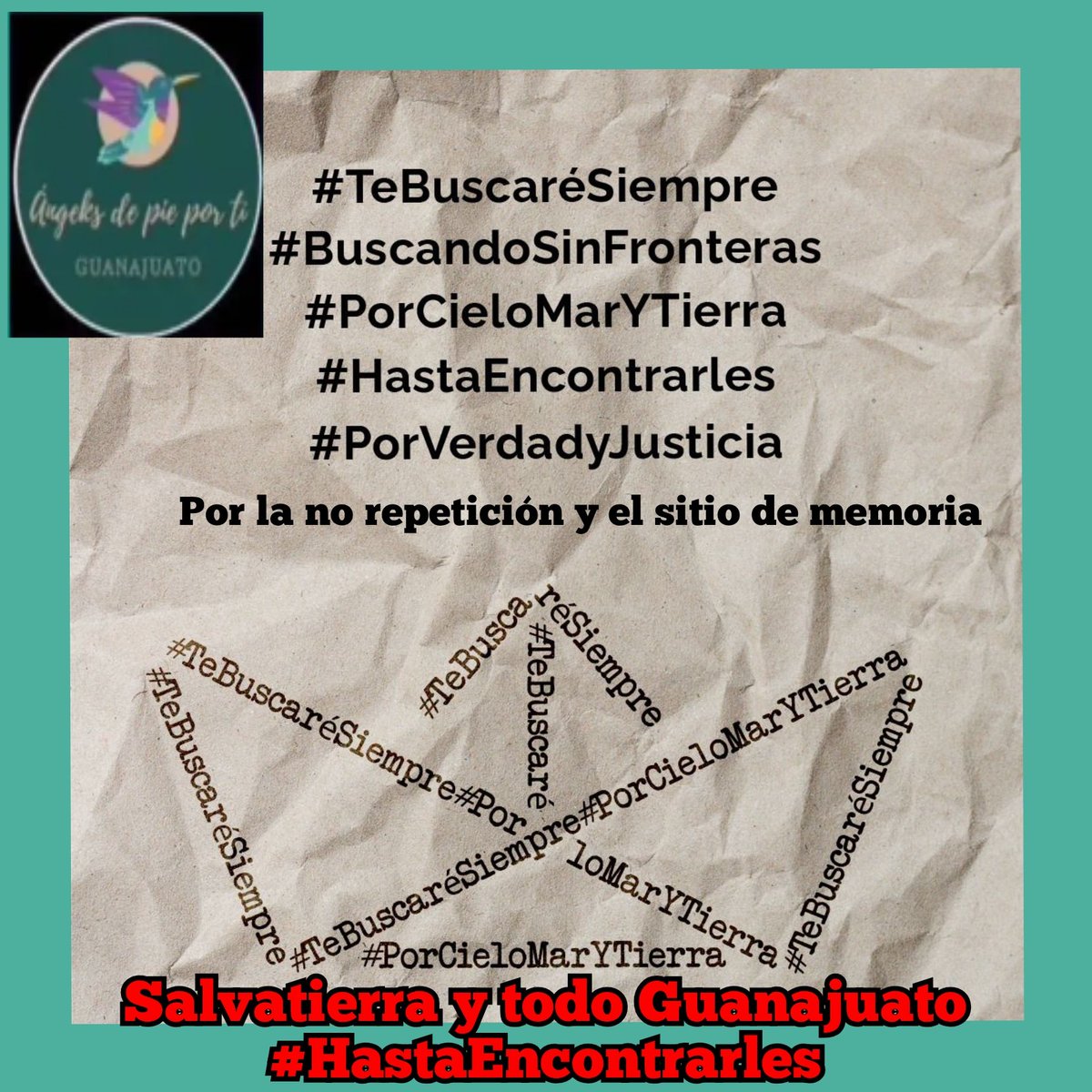angeles_pie's tweet photo. La familia de Ángeles de pi por ti se une a la conmemoración del día internacional de las víctimas de desaparición forzada y les invita la misa a la 1 de la tarde el día 30 de agosto en el templo de la virgen del Carmen en Salvatierra Gto. #teBuscareSiempre #PorCieloMarYTierra https://t.co/uFkEFP2FWq