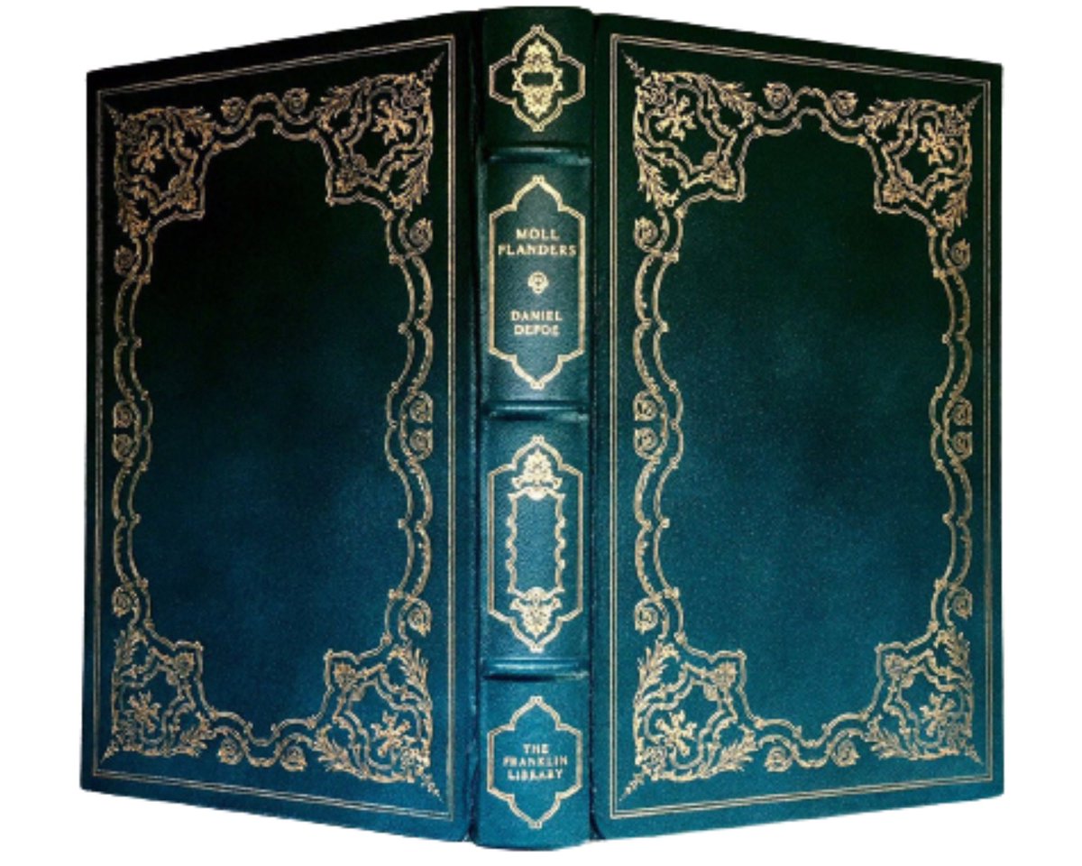 jarmgirl's tweet photo. Franklin Library Moll Flanders Vintage Leather Bound Book 1983 Rare Collectible Limited Edition Author Daniel Defoe https://t.co/Wut6FTeKkT #blue #gold #thefranklinlibrary #rarebook #collectiblebook #limitededition #decorativebook #fullleatherbook #giftforfriend https://t.co/pX9SOUzoKd