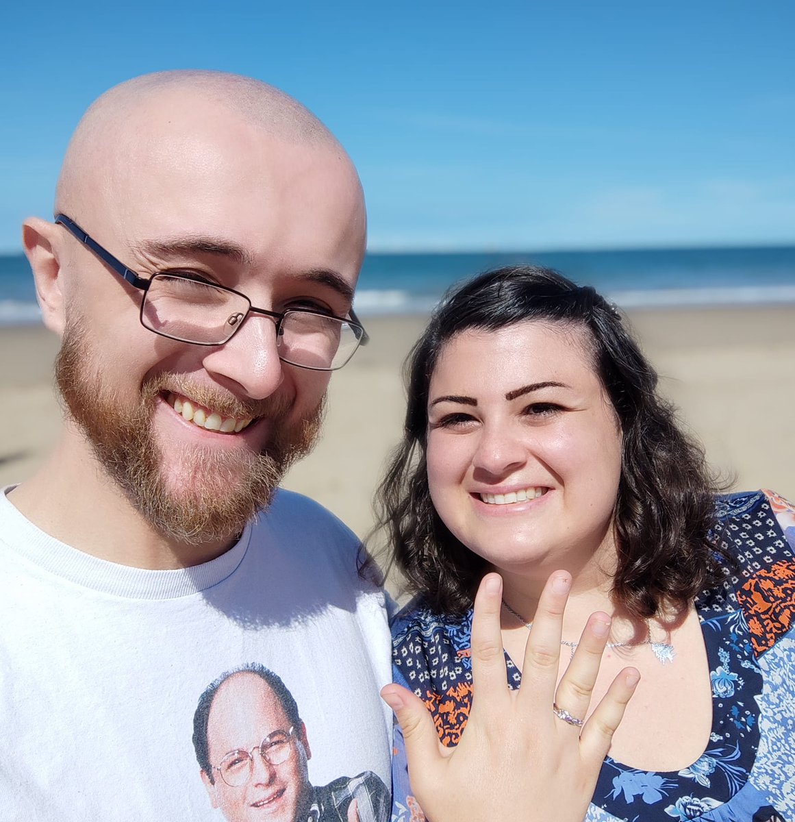 MIliovits's tweet photo. Not at a conference this weekend, but Twitter we got engaged https://t.co/Q4gLhXIkOQ