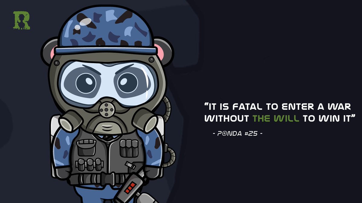 PlayRiskR's tweet photo. “It is fatal to enter a war without the will to win it.”

Our army WILL win 🪖

#DeFi #Solana #NFT #NFTs #NFTcommunity #SolanaNFT #web3 https://t.co/XC4sfqLB14