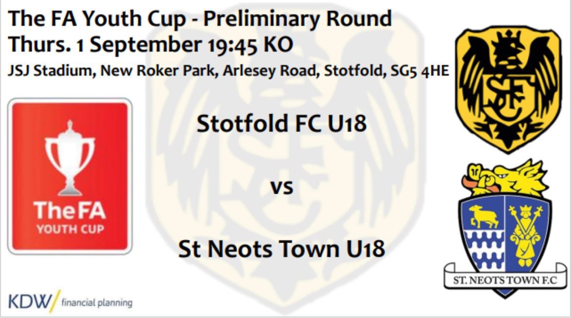 BocaSWL's tweet photo. Well what a great experience this is going to be, first ever game in the FA Youth Cup v @StNeotsTownFC
We can’t wait ⚽️⚽️⚽️

Thanks to our Sponsor @KDWFinancial we will do our best 👍🏼⚽️

Come along and support us at the JSJ Stadium @stotfoldfc ⚽️⚽️ https://t.co/Q8WCxMxlWt