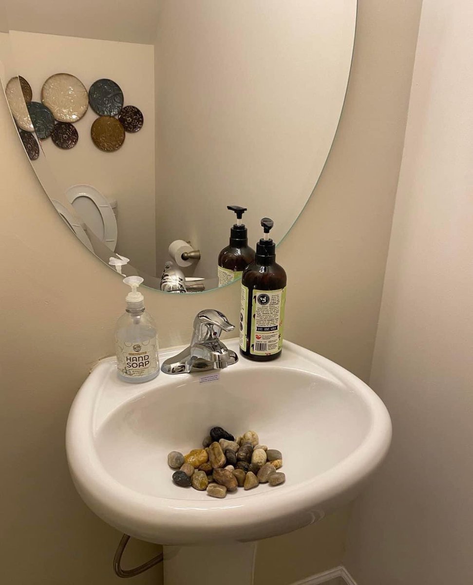 Turn Off; I go to your bathroom and see this.