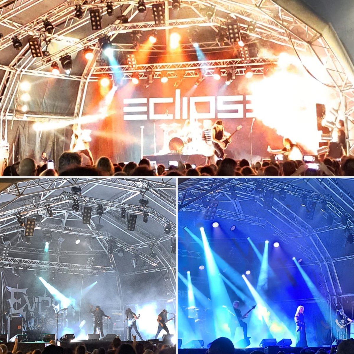 ZonaMetallRadio's tweet photo. Quin gust poder "fitxar" un any més al #RipolletRock, i van....
#Ripollet #MetalFestival #Festival #Eclipse #Victory #EasyRider #Evnen #Kilmara https://t.co/2uz8k9CiC6