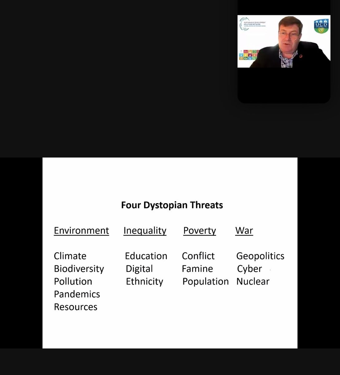 SDG2030's tweet photo. @SinghalSailesh @ActivateImpact @ppwone @g17global @SDGaction @GSTICseries @UNSDSN @SDG_Academy @ucddublin @unfoundation @TheWorldsLesson @unoy_peace @Youth4GH2 @ashanonline @Yasara_lk @Youth2047 @DanJoergensen @HelenClarkNZ @salonetitihawa @VincentCoyle1 @rickykej @plus_socialgood @sfdecordova We know we are off track with action on #ClimateChange 

We are off track on action to reduce #Inequality 

Wars and Disease are disproportionately affecting everyone on this Planet Prof @ppwone 🇮🇪 

@irishmissionun @IrishCentral @VincentCoyle1 @TwitterDublin @ashanonline https://t.co/ICOe0495Ku