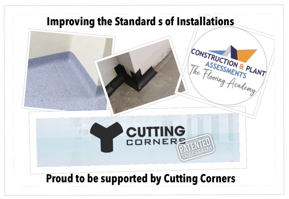 CP Assessments LTD are proud to announce we are working with <a href="/CutCornersUK/">Cutting Corners Ltd</a> , these tri mitres cove formers raise the standards of resilient cove installations. 
#cuttingcorners

For more information please visit
Info@cuttingcorners.org.uk
