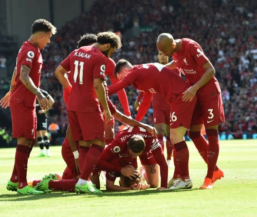 Liverpool have scored 5 goals in the first half for the first time ever in the Premier League.