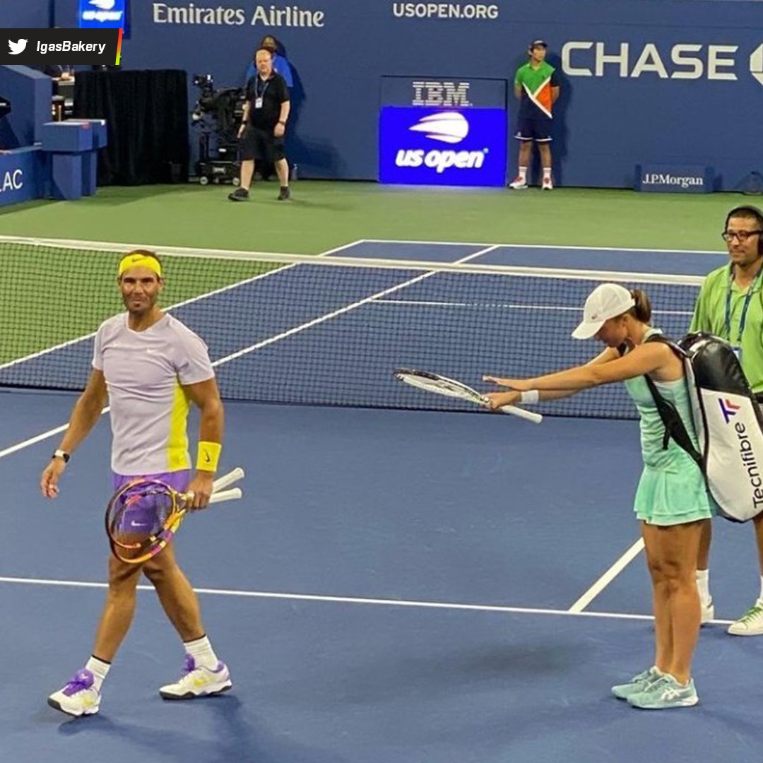 Levante la mano aquel que actuaría igual a Iga Swiatek si se cruza a Rafa Nadal. ✋