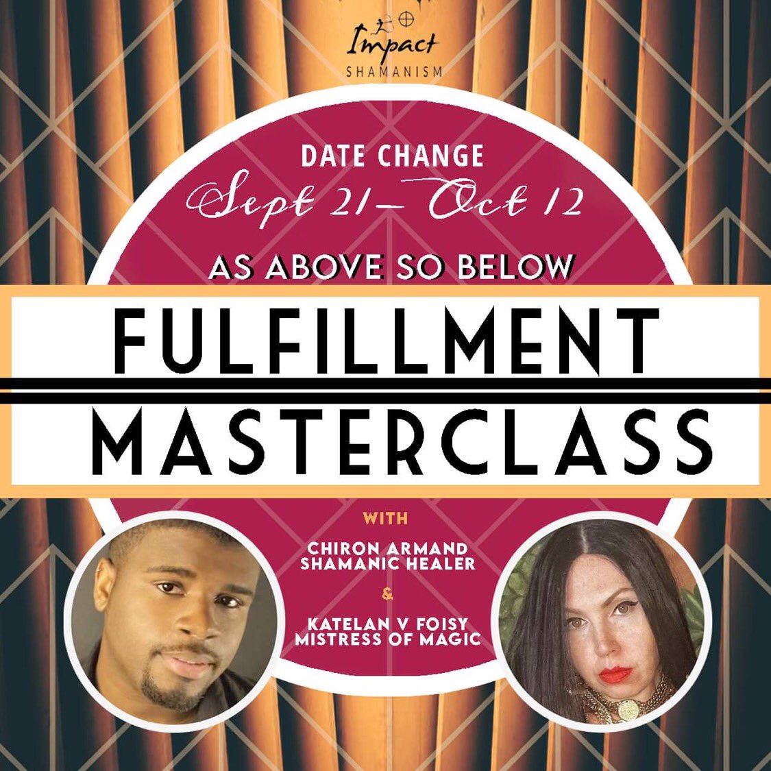 DATE CHANGE: ‘As Above, So Below: Fulfillment Masterclass’ w/ myself and <a href="/katelanfoisy/">katelan foisy</a> now starts Wednesday, Sept. 21st and lasts thru Oct. 12th. Access your divine entitlement to manifest the life you came here to live. Enroll here: bit.ly/3ctPRuD