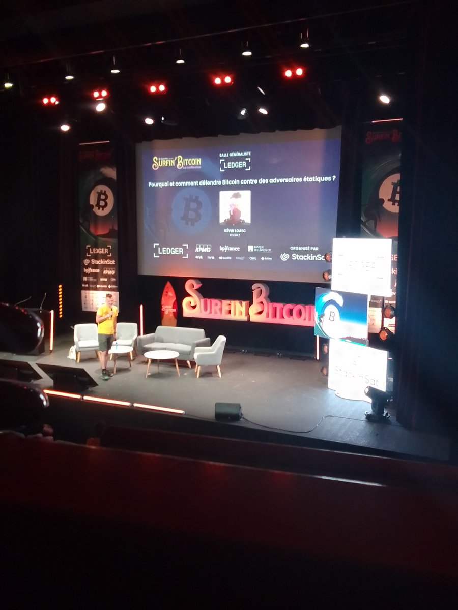 SurfinBitcoin's tweet photo. 🔔[PROCHAINE KEYNOTE] Salle @Ledger
Pourquoi et comment défendre Bitcoin
contre des adversaires étatiques ?

Intervenant : @KLoaec, CEO, @revaultdev

#SurfinBitcoin22 #ConferenceDays #Keynote https://t.co/XzZDKPMufS
