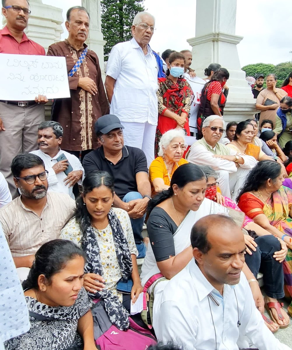 prakashraaj's tweet image. At the protest in MYSORE  #JusticeForBilkisBano #justasking