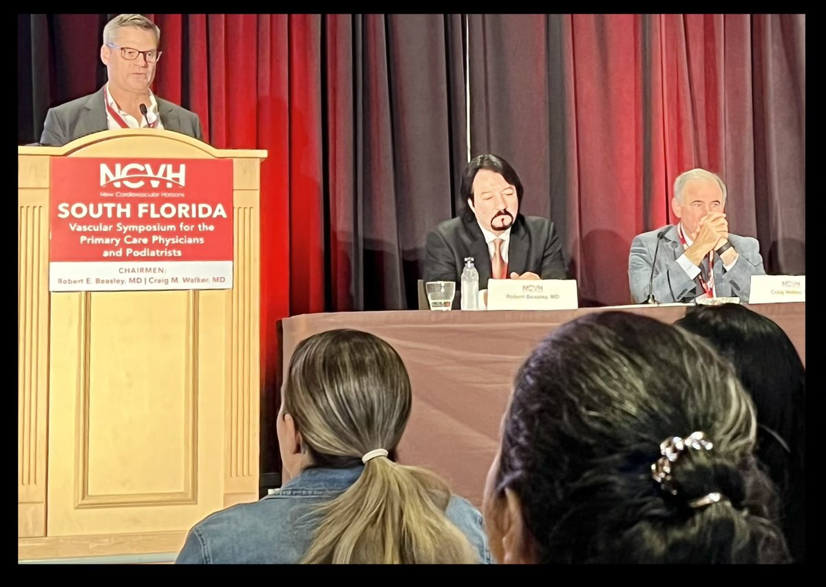 Dr. George Adams, of #UNCREX and North Carolina Heart and Vascular, speaks at the #NCVH South Florida Vascular Symposium for the Primary Care Physicians and Podiatrists today in Miami, Florida. #education #cad #pad #pvd #positivepatientoutcomes