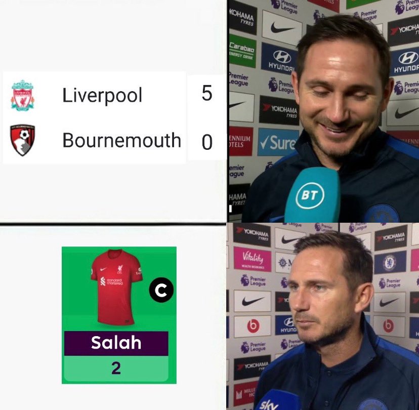 Thogden's tweet photo. Everyone with Salah in their FPL: https://t.co/HA8HWFAvql
