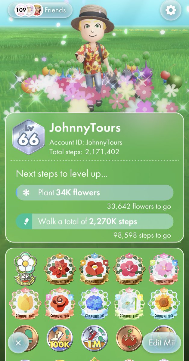 JohnnyTourz's tweet photo. Level 66 HYPE 🎉🎊🍾🥳

Always look forward; New Challenges are always waiting ahead of you!

#Niantic #Nintendo #Pikmin #PikminBloom #SomethingNew #Level66 #ピクミンブルーム https://t.co/XtYZ076P0w
