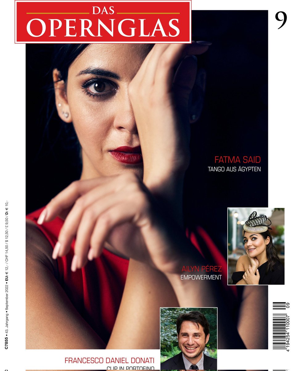 FatmaSaid's tweet photo. Feeling very honored to be on the cover of #DasOpernglas! ☺️ Danke, Yeri Han, für das Gespräch über den Tanz als meinen Wegbegleiter, die unterschiedlichen Charaktere auf meinem neuen Album #Kaleidoscope und meinen Vorsatz im Leben nur noch das zu machen, was mir Freude bereitet. https://t.co/or07hLzQiC