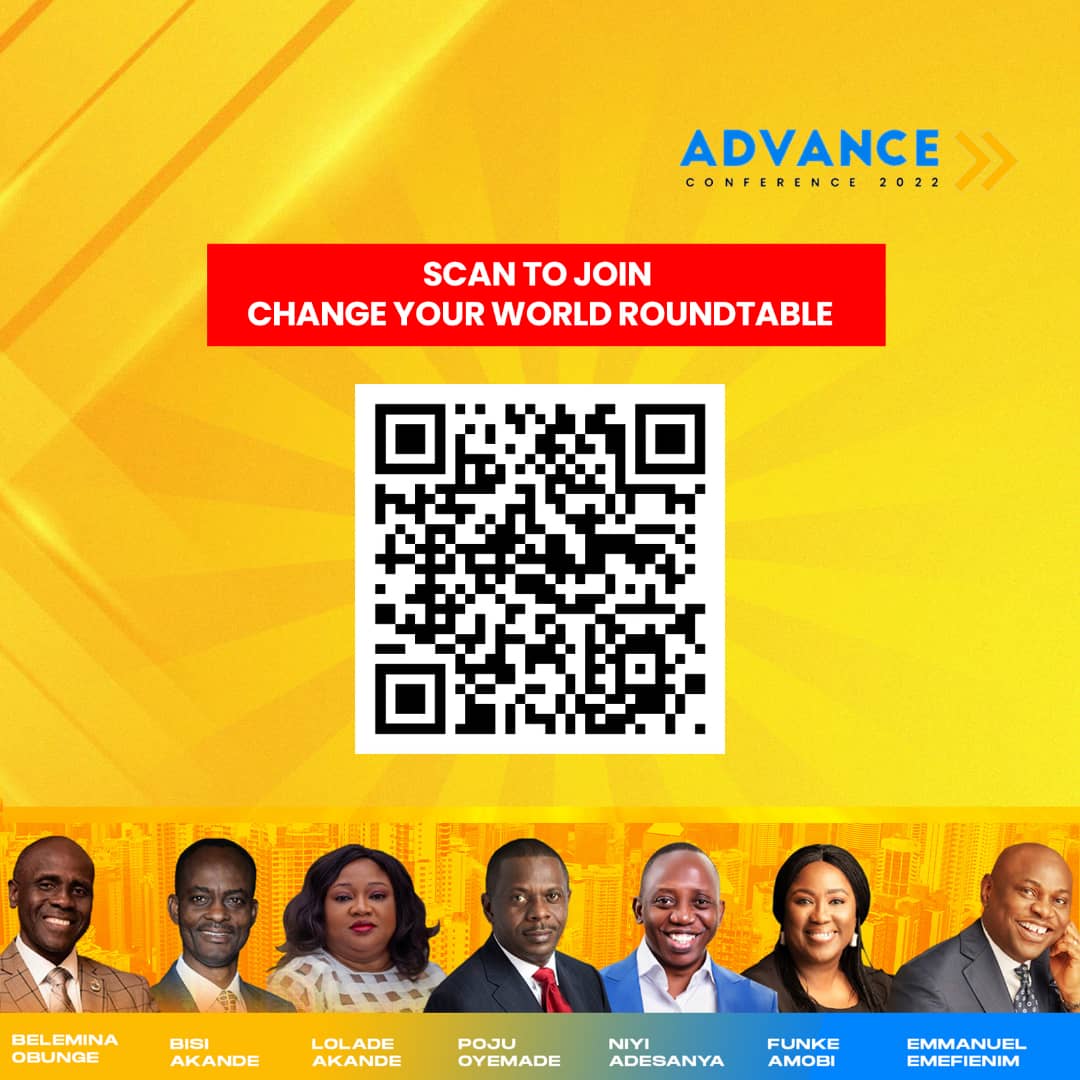 AdvanceConf's tweet photo. Be part of the Change Your World Roundtable.

#TAC2022 #theadvanceconference22 https://t.co/d35MnH9NwD