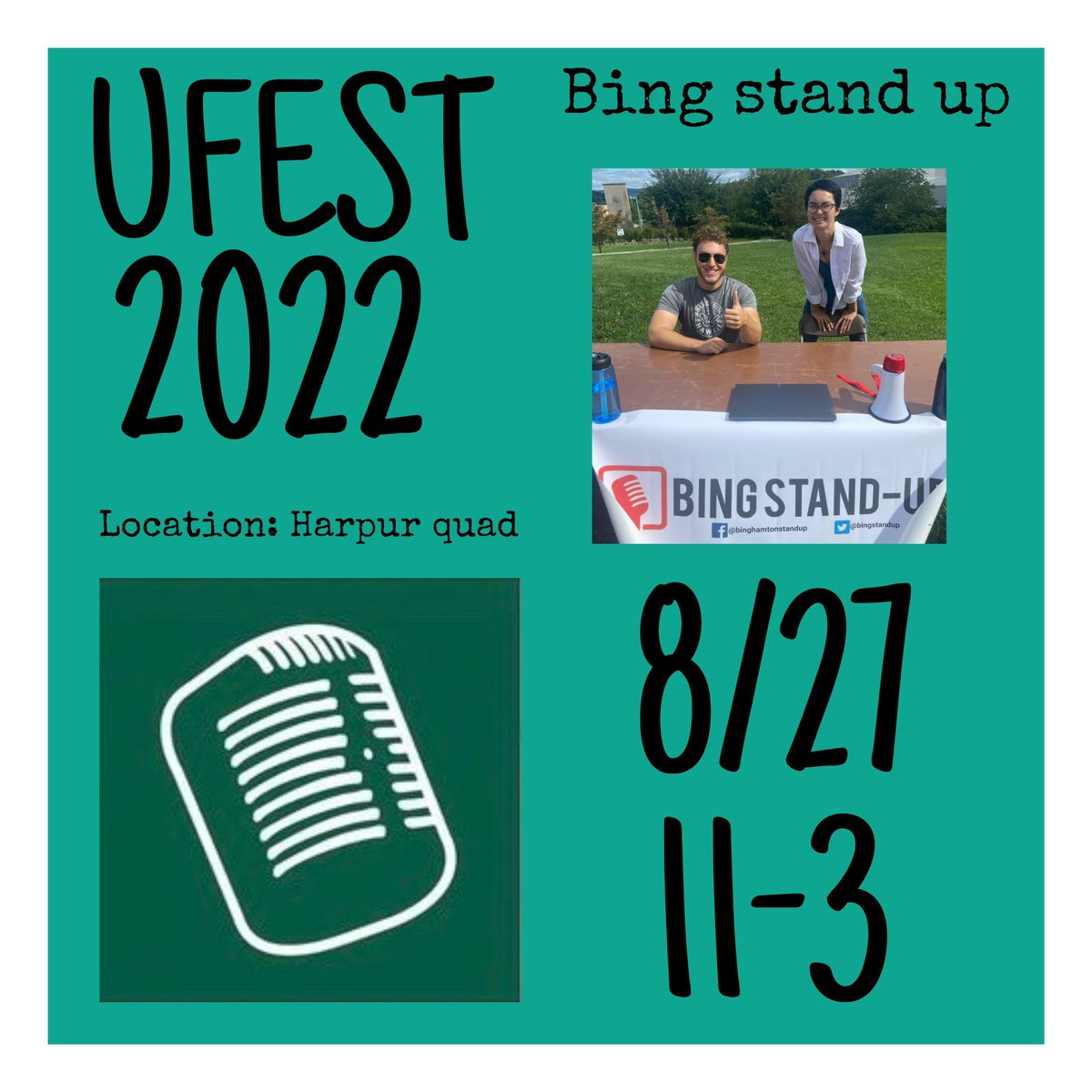 BingStandUp's tweet photo. Don’t forget to come by! https://t.co/wiFlp5REz6