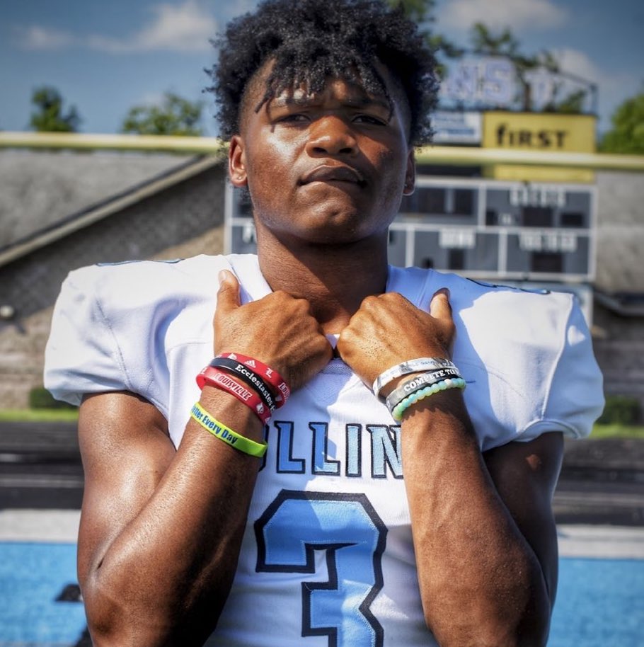 MLCTitanCoach's tweet photo. Dynamic Duo:  Darius Evans had 7 receptions for 105 yards and a TD and Caleb Bailey had 3 receptions for 48 yards and a TD (and returned a fumble on a kickoff for a TD) vs. Bullitt Central. Darius has 206 yards and 2 TDs and Caleb has 177 yards 4 TDs in two games. #Titan5️⃣ https://t.co/herpkswQ1n