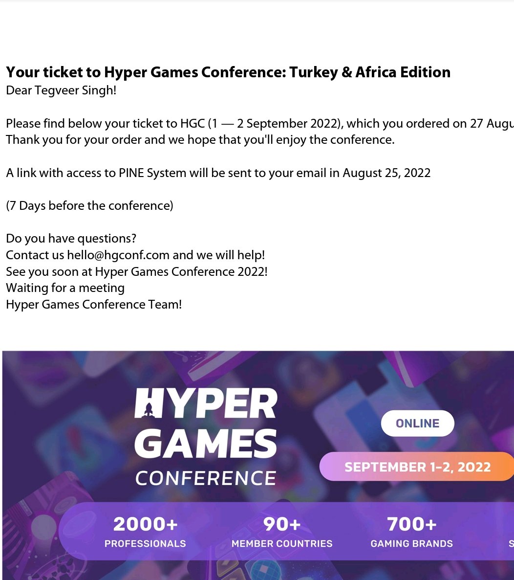 TegveeerSingh's tweet image. Lets join on Hyper Game Conference and discuss about game development.

#gamedevelopmen