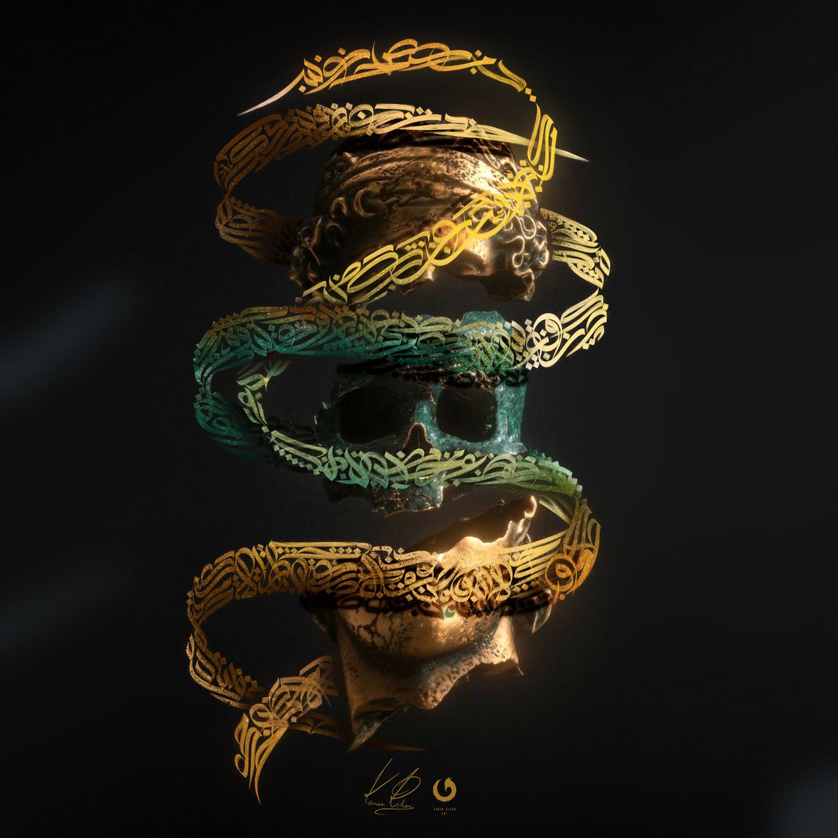 Live auction in the @LabyrinthCNFT discord. Only 23h left. A beautiful piece by <a href="/KarimRihan/">Karim M. Rihan</a> . #Cardano #cardanocommunity #NFTCommunity #nft #art #digitalart