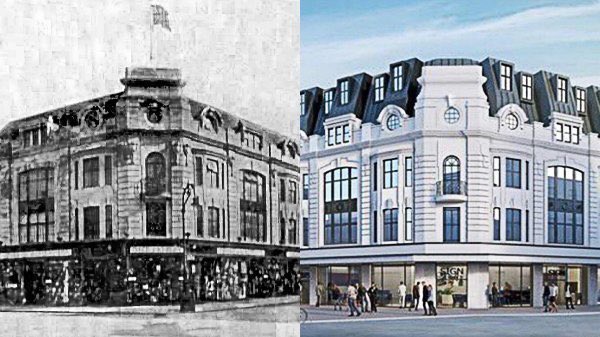 DowsingJustine's tweet photo. #TJHughes #Eastbourne revised planning app live-please comment to support saving beautiful 20s facade https://t.co/uRX2ig8DiD @SAVEBrit @C20Society @OliMarshall85 @coco_whittaker @createstreets @civic_voice @Sussex_World @IHBCtweet @SPAB1877 @RobertKwolek @SussexHeritage https://t.co/UUPN6ScrQH