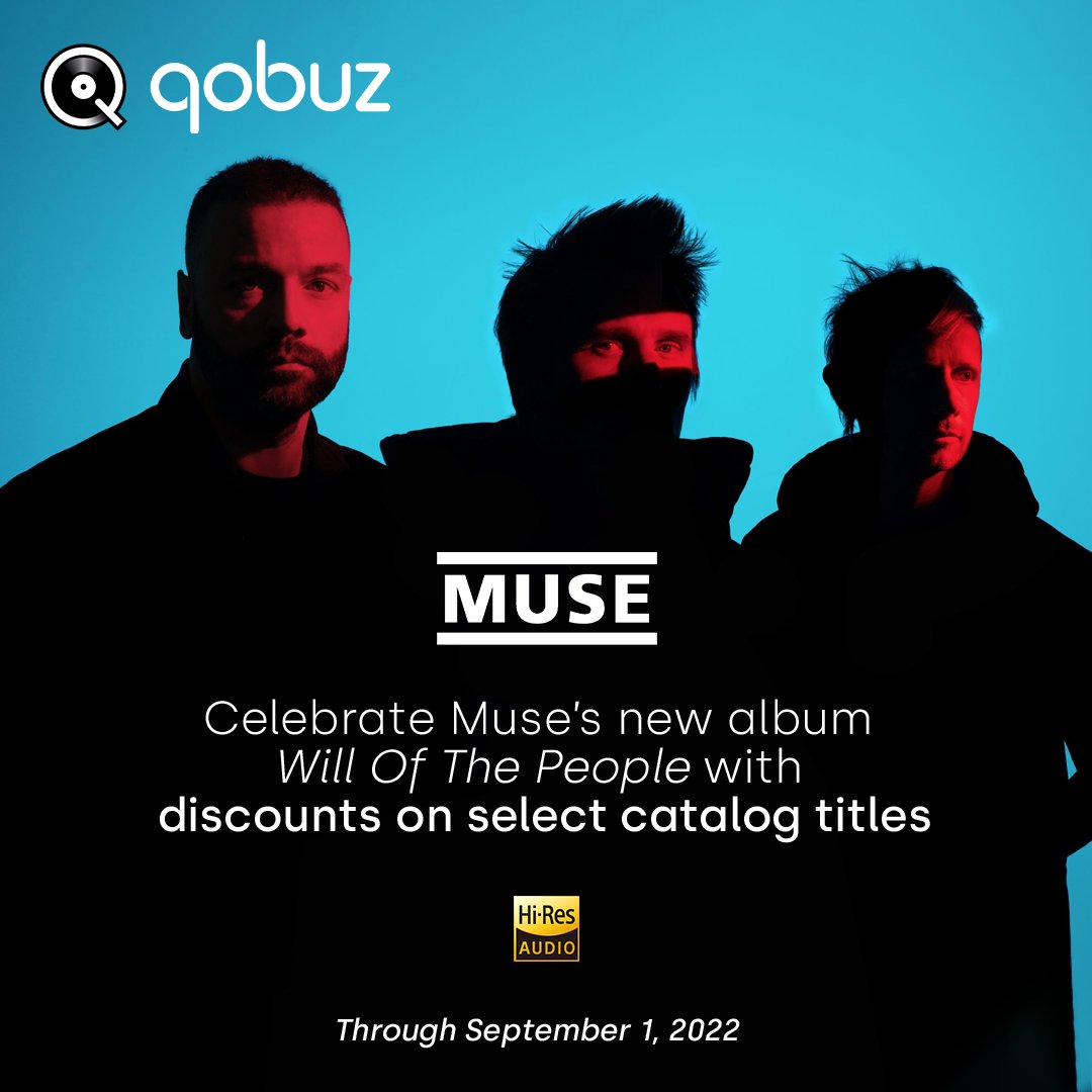 In celebration of @Muse's new album 'Will Of The People' we're offering discounts on select titles from the Muse catalog in 24-bit Hi-Res in the Qobuz Download Store! Browse the sale now: qob.uz/op-muse