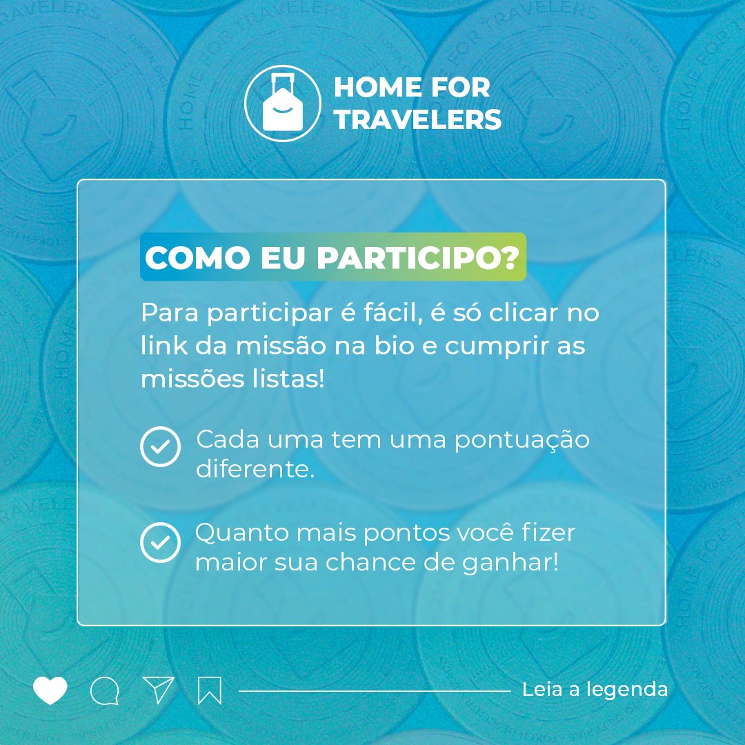 HFTcoin_'s tweet photo. E ai já realizou quantas missões? 😃
Conta aqui pra gente! 😎
#token #multipropriedade #HFT #lançamento #investimento https://t.co/wGGtnLJLEW