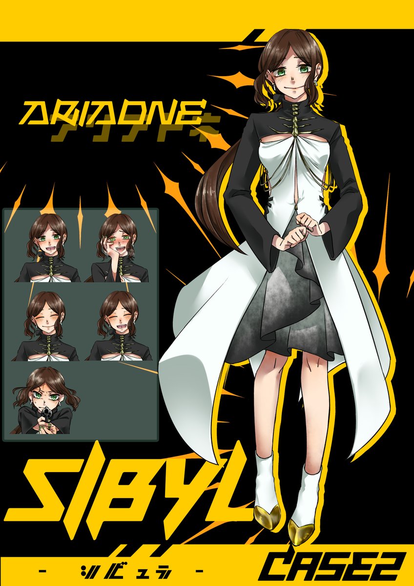 trpg_142141's tweet photo. Sibyl -シビュラ-
Case2：アリアドネ

顔差分追加！今回たくさん書きました！楽しかった～！！！みんな見てくれ･･･うちのギリシャ娘を･･･ https://t.co/kFDMIojhXr