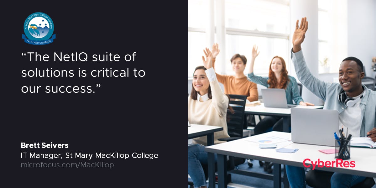netcerebral's tweet photo. See why @mackillop_act said “The #NetIQ suite of solutions is critical to our success” in this new #IAM customer case study from @MicroFocusSec: | #IdentityManagement #CyberResilience #TeamMicroFocus https://t.co/Zs1VcyGlvu https://t.co/v74ZXXYzMT