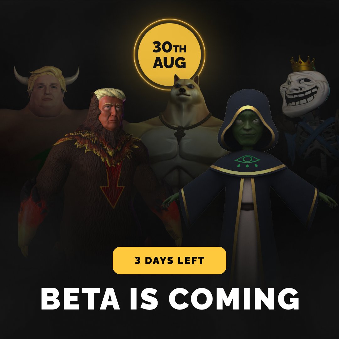 ZogiLabs's tweet photo. 🔔 Just 3 days to go until the Beta version of The Legends of Bezogia finally launches! If you find any bugs, or glitches please do let us know. Get involved and sign up now ➡️ https://t.co/zYe9pYab9h

#Legendsofbezogia #P2E #Web3community #crypto #p2egaming #web3game https://t.co/OpgCQjixmm