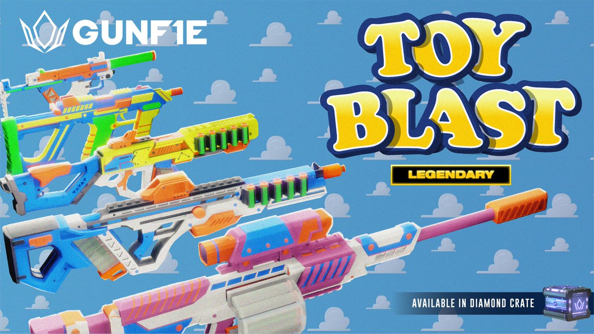 gunfieofficial's tweet photo. ATTENTION #BANGERS🚨

After a long wait, we’re back with our TOY BLAST 💥 the legendary tier in GUNFIE!!

Follow our available platforms now to keep yourself updated💣💣

WAIT NO MORE!
GUNFIE TO THE MOON🚀🌕
https://t.co/8og1PCkdFu
#BSC #FreetoPlay #PlaytoEarn #NFT #Metaverse https://t.co/ag7Qt2cdX4