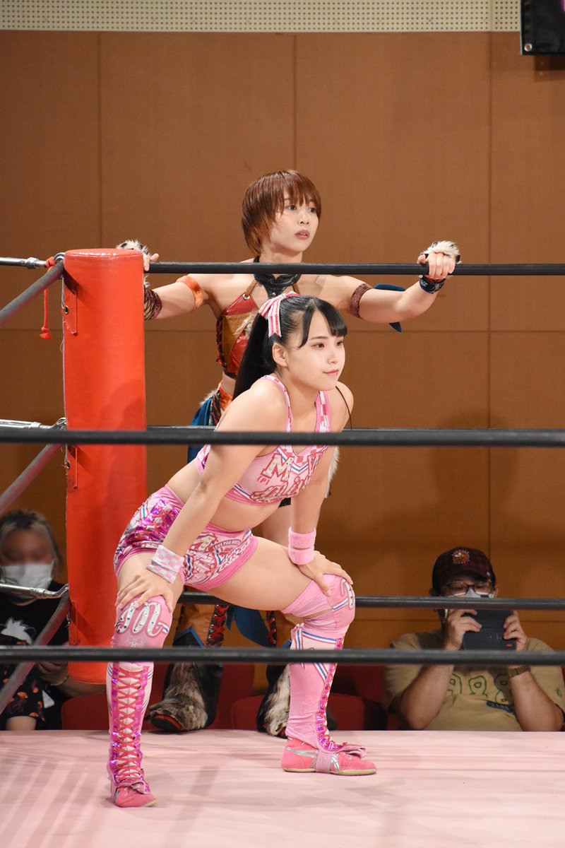 griffonDS's tweet photo. 個人的今年のTPCベストバウトタッグ。この組み合わせこそアフターTPC9
#中島翔子
#アプガプロレス
#みうふぉと
#tjpw
#TPC9 https://t.co/Oub2LDKgme