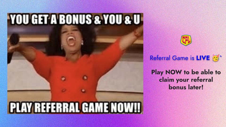 cpl_crypto's tweet photo. 💰Referral rewards game is now LIVE‼️
🎮Participate &amp; place a trade now🎮

🧐Read all about the claim process,🧐
📳in CPL's Official telegram group📳

#BinanceSmartChain #GameFi #PlayToEarn #cryptotrading #Play2Earn #PlayToEarnGame #earncrypto #Polygon #Klaytn https://t.co/uA4uyL4DvG