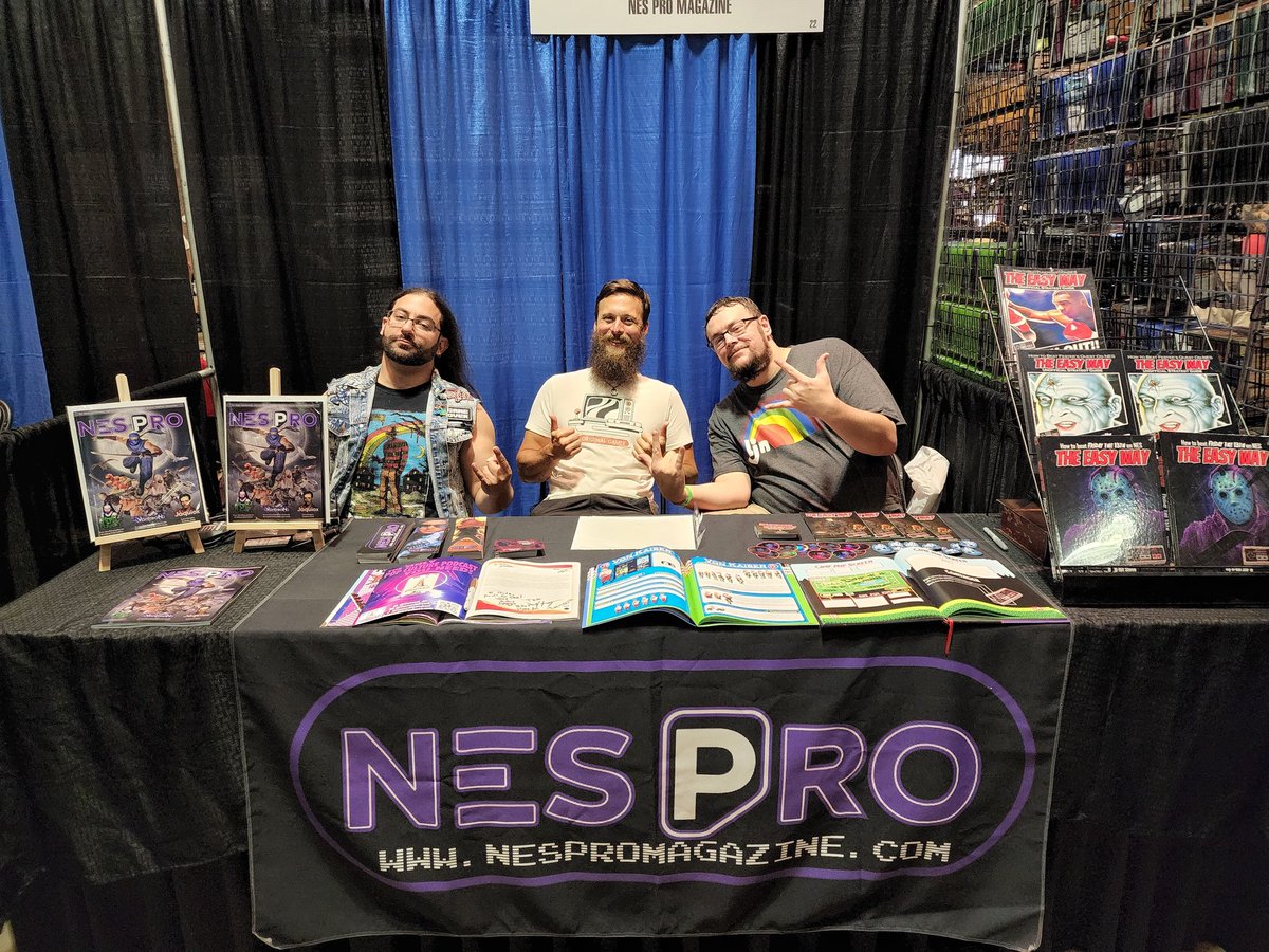 TineisBrutal's tweet photo. We made it to Retro World Expo! #retroworldexpo #nespro https://t.co/OB99oLYF1a