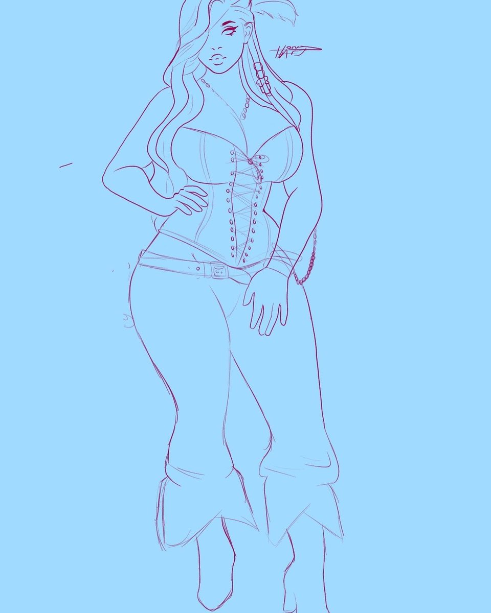 Honeyart82's tweet photo. Sketch🥰🥰#sketch #wip #art #ArtistOfTheSummer #christmas #bidybuilder #elf #procreate https://t.co/YcyZt304a2