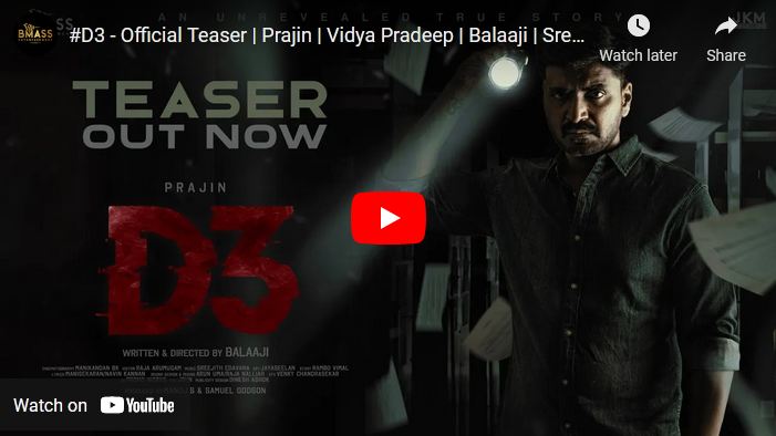 NewCinemaExpress (@newcinemaexpres) on Twitter photo D3 - Official Teaser
#D3
<a href="/actorprajin1/">prajin</a>
<a href="/vidya_pradeep01/">Dr. Vidya Pradeep</a>
<a href="/balaajibmass/">Balaaji</a>
<a href="/manoj_bmass/">Manoj S</a>
<a href="/johnmediamanagr/">A. JOHN- PRO</a>
@rajache5
<a href="/Manibk17/">Manikandan</a>
<a href="/promoworkstudio/">Promoworks</a>
newcinemaexpress.com/d3-official-te… D3 - Official Teaser
#D3
<a href="/actorprajin1/">prajin</a>
<a href="/vidya_pradeep01/">Dr. Vidya Pradeep</a>
<a href="/balaajibmass/">Balaaji</a>
<a href="/manoj_bmass/">Manoj S</a>
<a href="/johnmediamanagr/">A. JOHN- PRO</a>
@rajache5
<a href="/Manibk17/">Manikandan</a>
<a href="/promoworkstudio/">Promoworks</a>
newcinemaexpress.com/d3-official-te…
