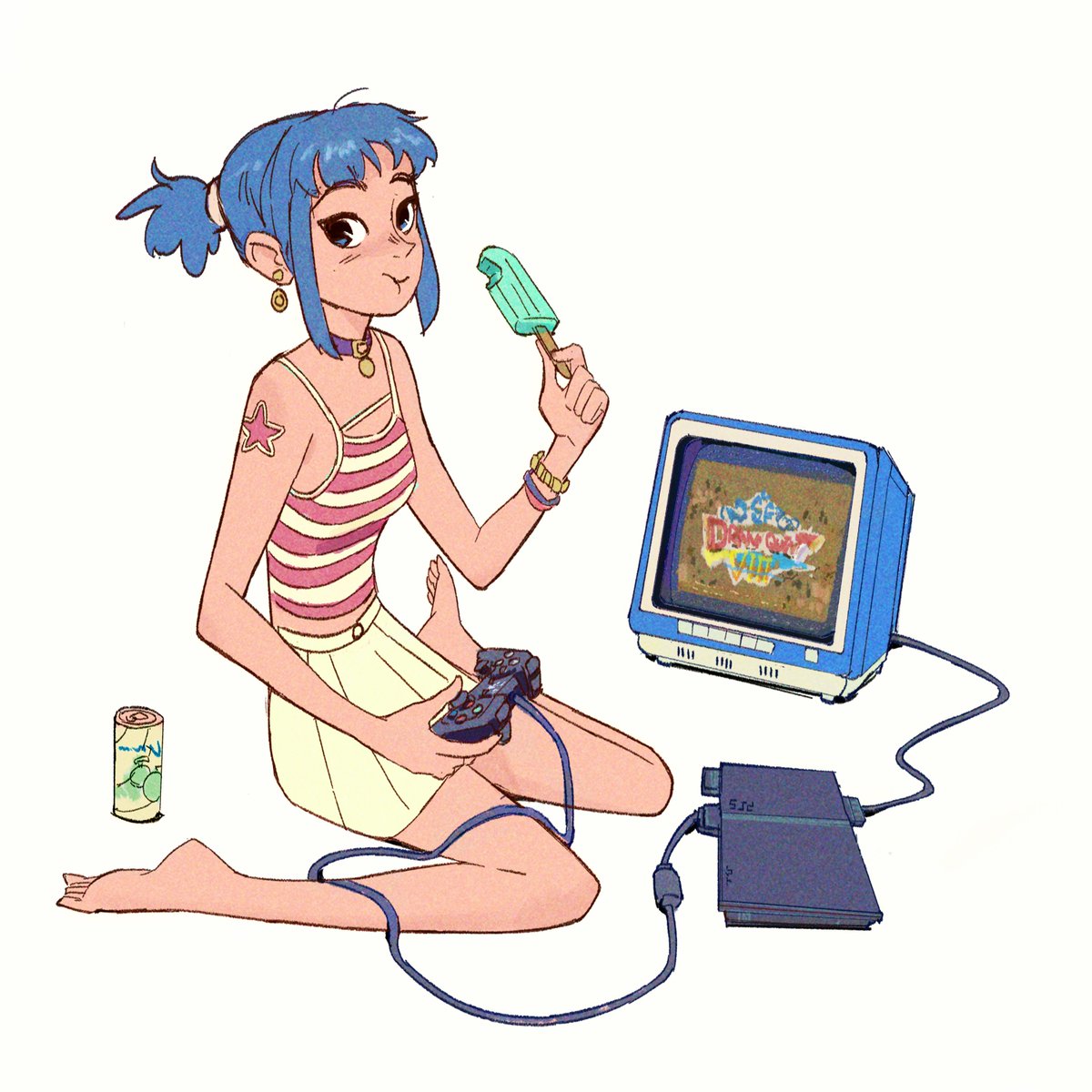 PS2 is always the best in my mind!💿
(And the DQ8!)