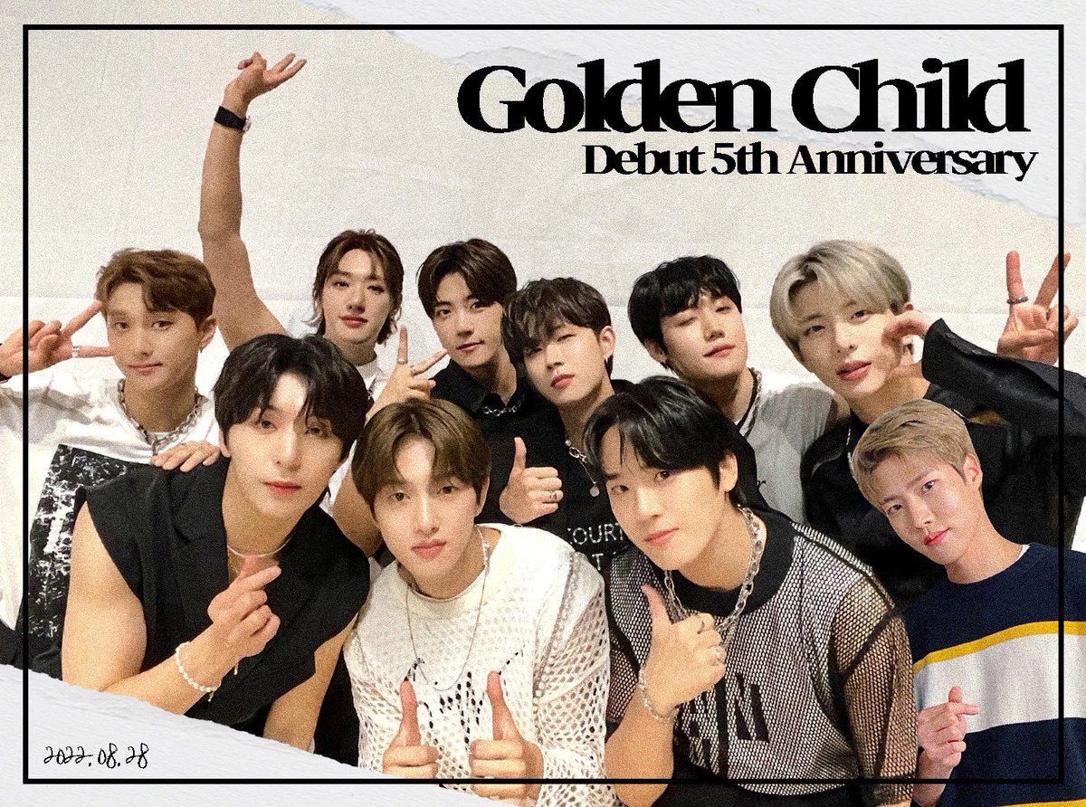 GoldenChild's tweet photo. 🎉Golden Child 5th Anniversary🎉

#골든차일드 의 데뷔 5주년을 축하합니다🏅

#GoldenChild #GNCD
#5YearsWithGoldenChild
#GoldenChild_5th_Anniversary https://t.co/nvct1PKX40