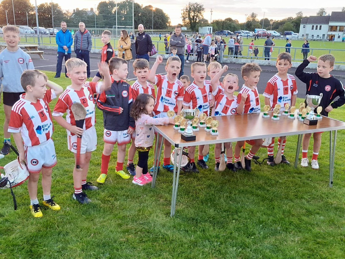 Another few trophies for the club. 

Our U9’s won the main cup at the <a href="/NaomhPadraigCLG/">Naomh Pádraig</a> tournament with our B team losing out in the shield final. Both teams played Lougheil 

Our U11’s won their shield final. That’s 5 trophies in 8 days for our youth