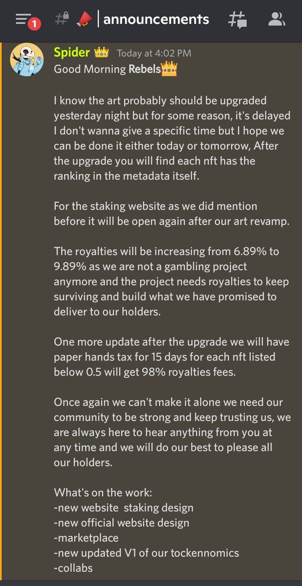 Rebels 👑 (@rebelsnft_) on Twitter photo 