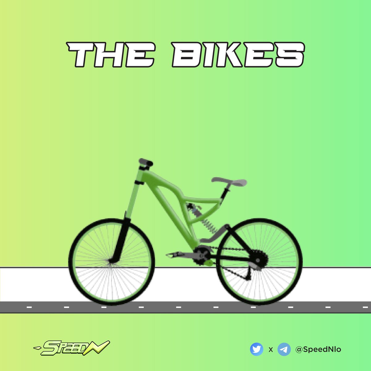 SpeedNIo's tweet photo. 💥The Bikes
You use a bicycle in all your daily activities. It would be great if you got yourself a bike. Comment below what do you use your bike for ?👎👎👎
👉Follow SpeedN for immediate details!
#NFT #Move_to_earn #SpeedN https://t.co/588xOGTsPn
