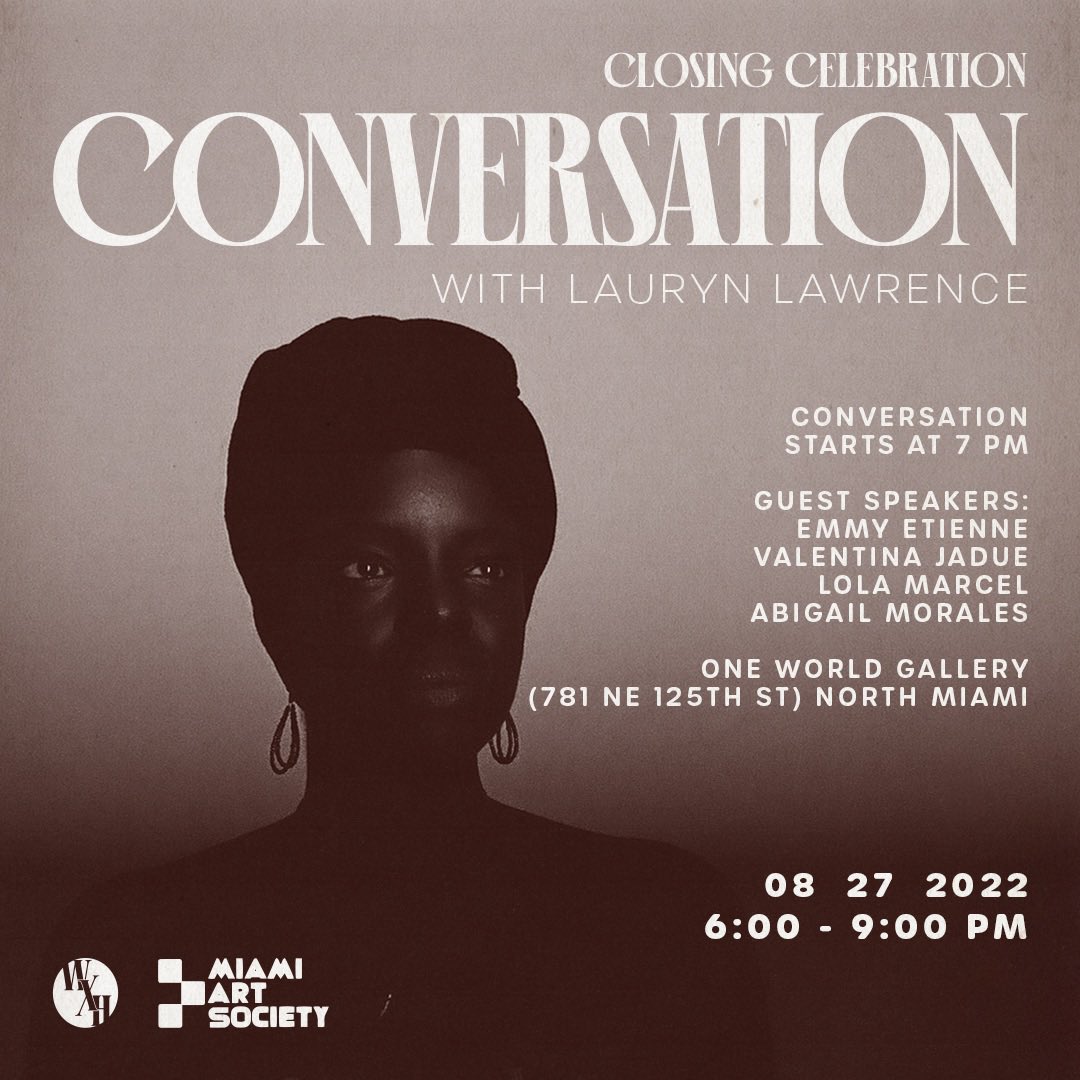 Join myself and four amazing women that were apart of the Womxnhood Vol. I series in a conversation Tonight during the closing celebration for the show! 

Conversation starts at 7 pm
Seating is limited