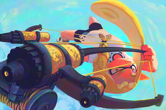 I can't wait to get decked by veteran players#Splatoon3 