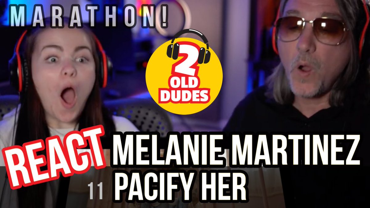 TwoOldDudesTN's tweet photo. Melanie Martinez "Pacify Her" https://t.co/412CHZ5aRZ Track 11 of our #MelanieMartinez #Marathon 

#PacifyHer #CryBaby #MusicVideo #reaction #twoolddudes reactionchannel https://t.co/Z1i3RDa0KQ