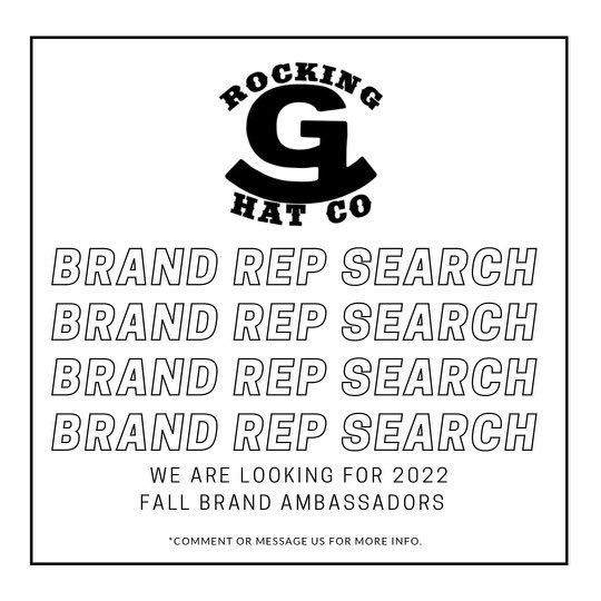 We are currently looking for a handful of guys to rep for RockingG. New and improved brand rep program with personal discounts, shareable discounts and freebies! 

Send us a message or comment below for more info!