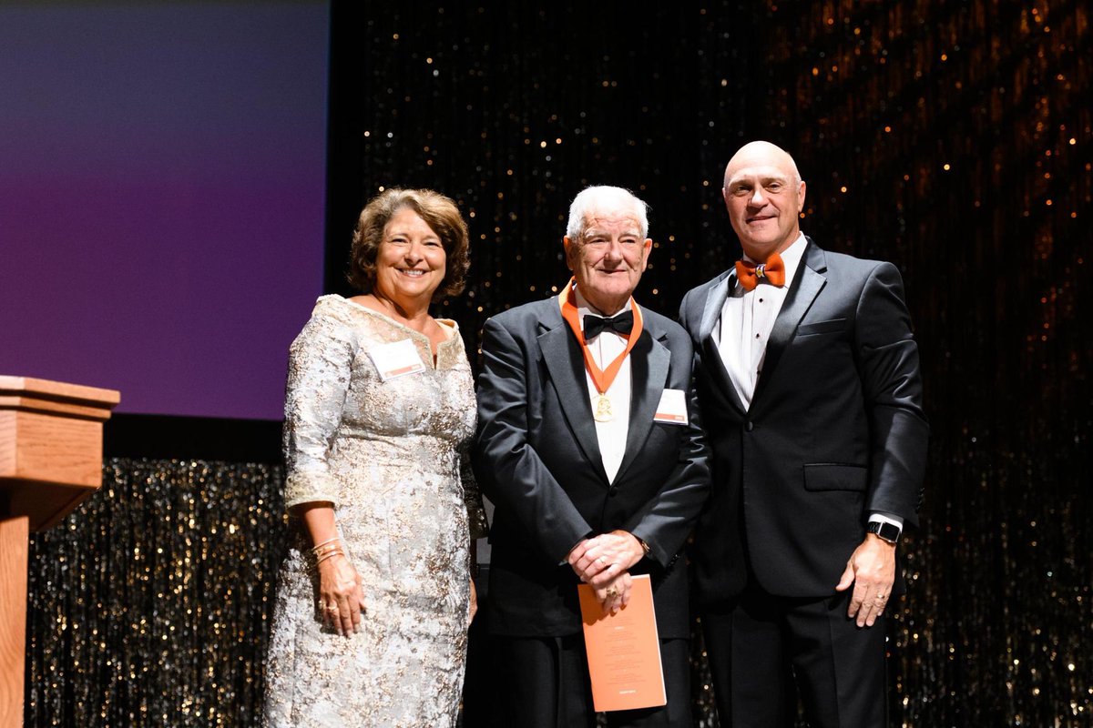 Jim_Clements1's tweet photo. Please join me in congratulating Dr. Charles Watt and Dr. Bobby McCormick for earning the Clemson Medallion, Clemson's highest honor! https://t.co/ti7QrXnDSX
