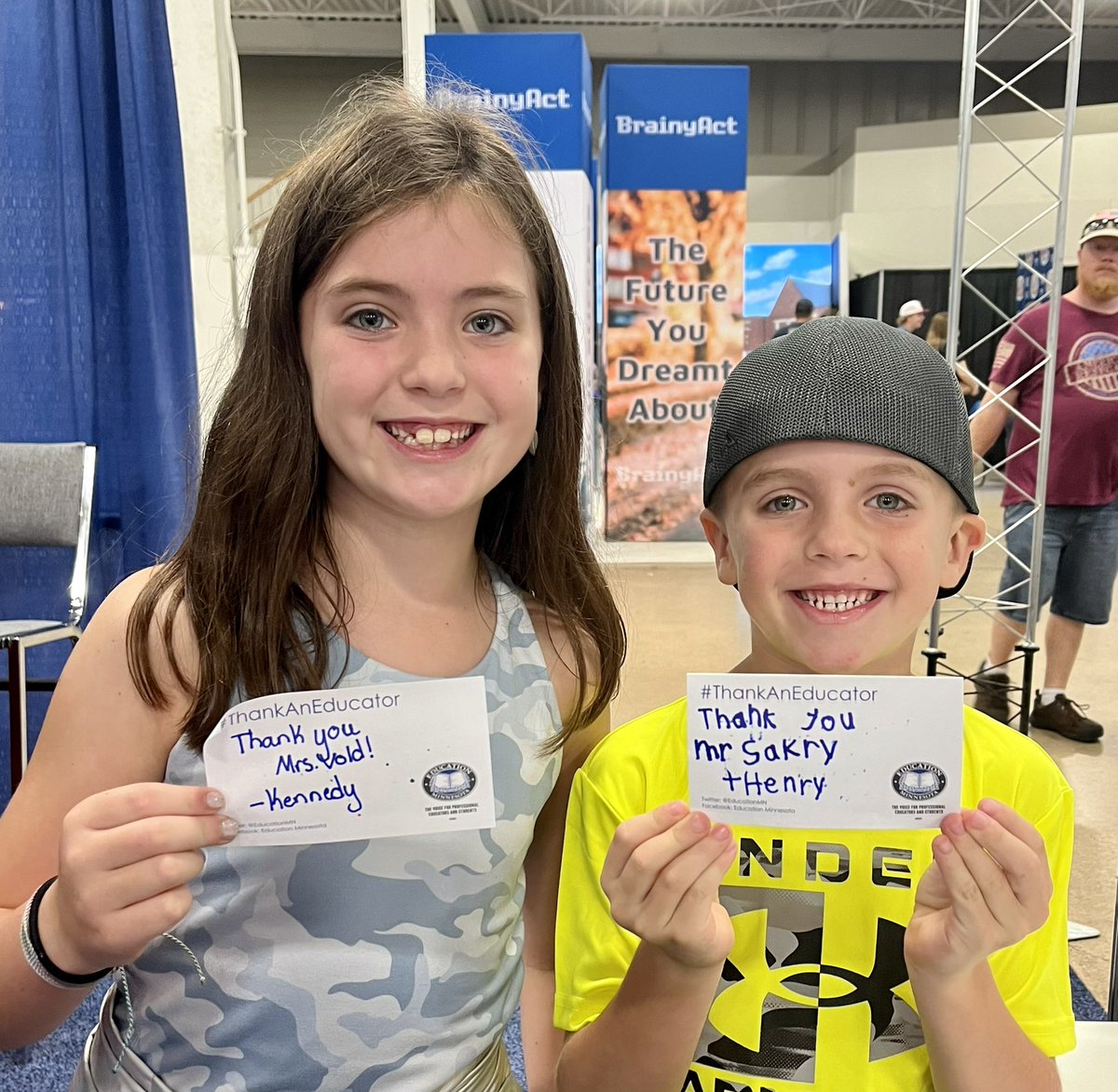 CWilliamsMN's tweet image. Another great day at the #mnstate fair making calendars and #thankaneducator and the @EducationMN booth! (Posted w/ mom’s permission)