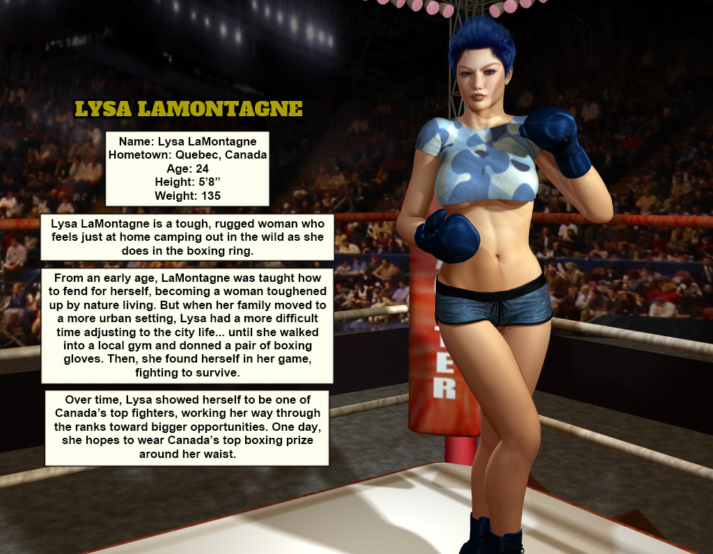 clay_punch's tweet photo. Canda's Lysa LaMontagne
#foxyboxer https://t.co/pbIfLj1y9L