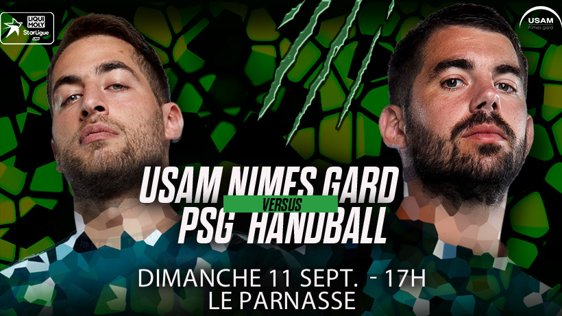 𝙹-𝟸 𝙾𝚄𝚅𝙴𝚁𝚃𝚄𝚁𝙴 𝙳𝙴 𝙻𝙰 𝙱𝙸𝙻𝙻𝙴𝚃𝚃𝙴𝚁𝙸𝙴 ! 🔥
15j avant la reprise du championnat .... Impatients? Nous oui ! 😬
Ne manquez pas le rendez-vous : 𝐋𝐔𝐍𝐃𝐈 𝟏𝟖𝐇 ouverture de la billetterie face au PSG Handball ! 💪

#NousSommesUSAM 
#USAM #NIMES #GARD